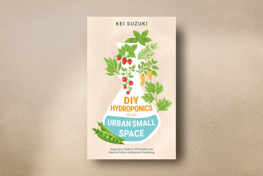 Book Cover Design Illustration DIY Hydroponics